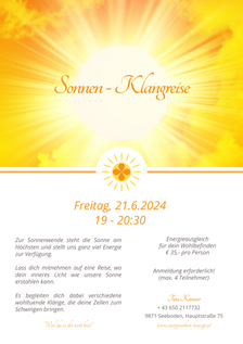 Sonnen-Klangreise 21.6.2024